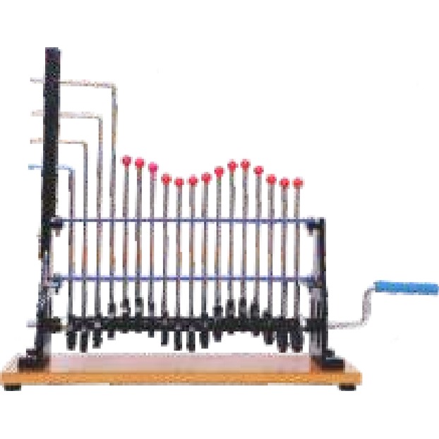 WAVE MOTION APPARATUS  (18-Pulleys)