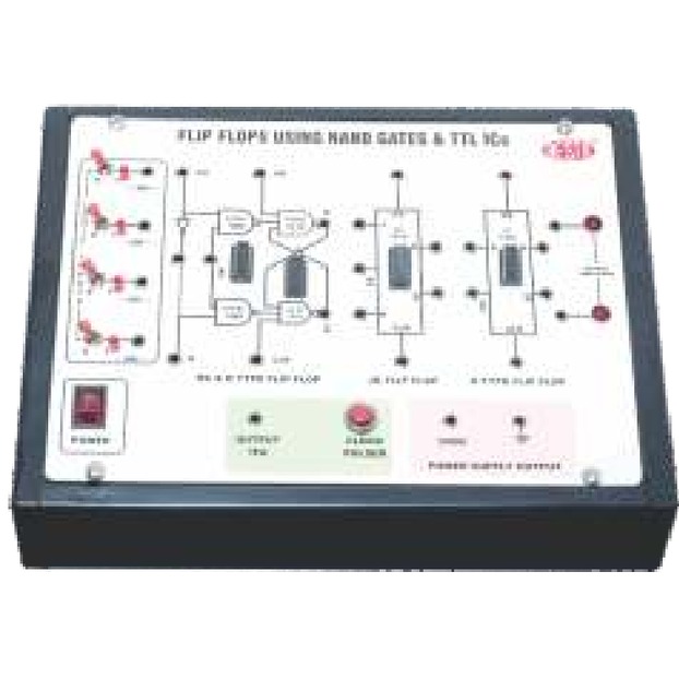 Flip Flops Using Nand Gates & TTL IC'S
