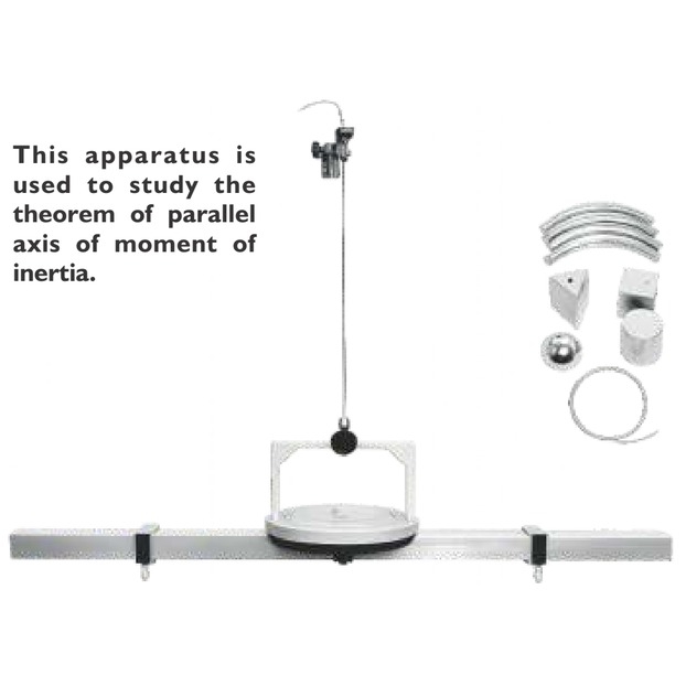 Inertia table with Graduate Aluminium Channel  (Parallel Axis Theorem)
