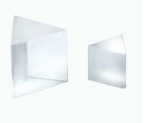 CALCITE PRISM, WITH OPTIC AXIS PARALLEL TO REFRACTIVE EDGE