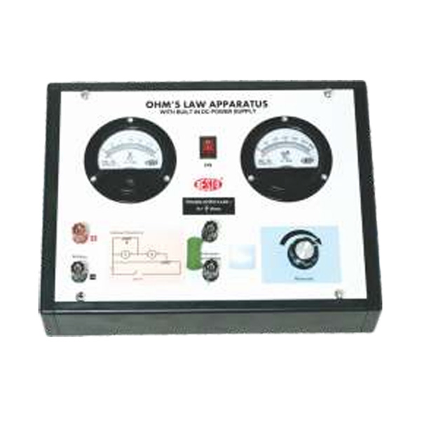Ohm’S LAW Apparatus With Built in D.C power Supply